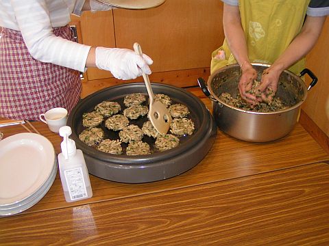 うどん餃子焼き