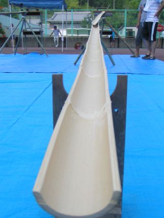 流しそうめん竹